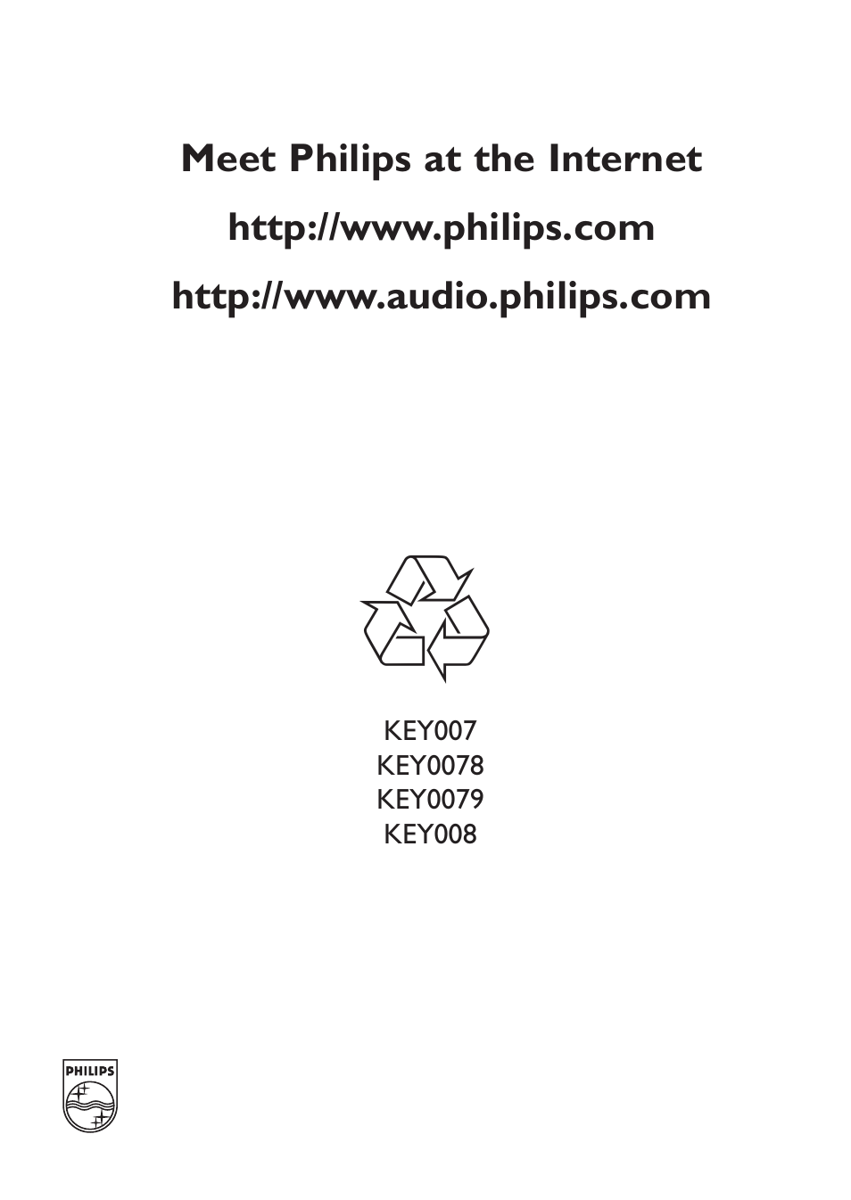 Philips KEY0079 User Manual | Page 23 / 23