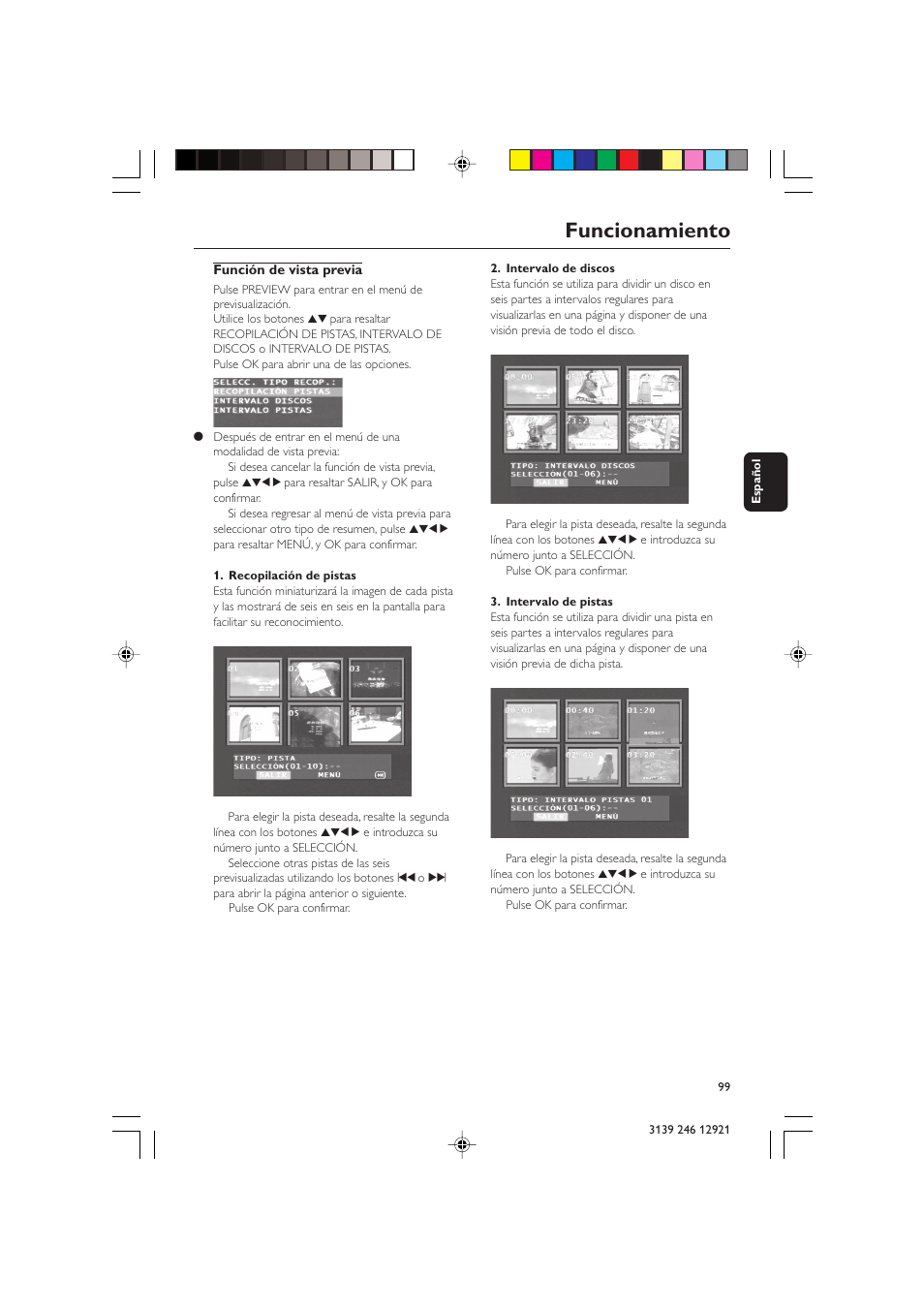 Funcionamiento | Philips DVD 729 User Manual | Page 16 / 34