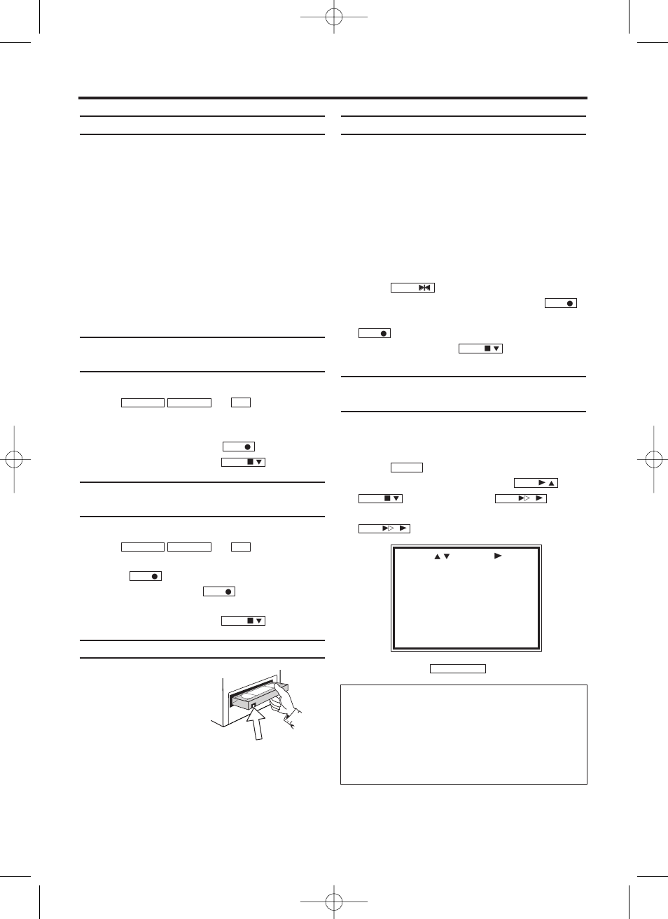 Manual recording, General information, Recording without automatic switch-off | Preventing accidental erasing, Lining up recordings (assemble cut), Selecting the recording speed (sp or lp) | Philips 14PV225/07 User Manual | Page 11 / 16