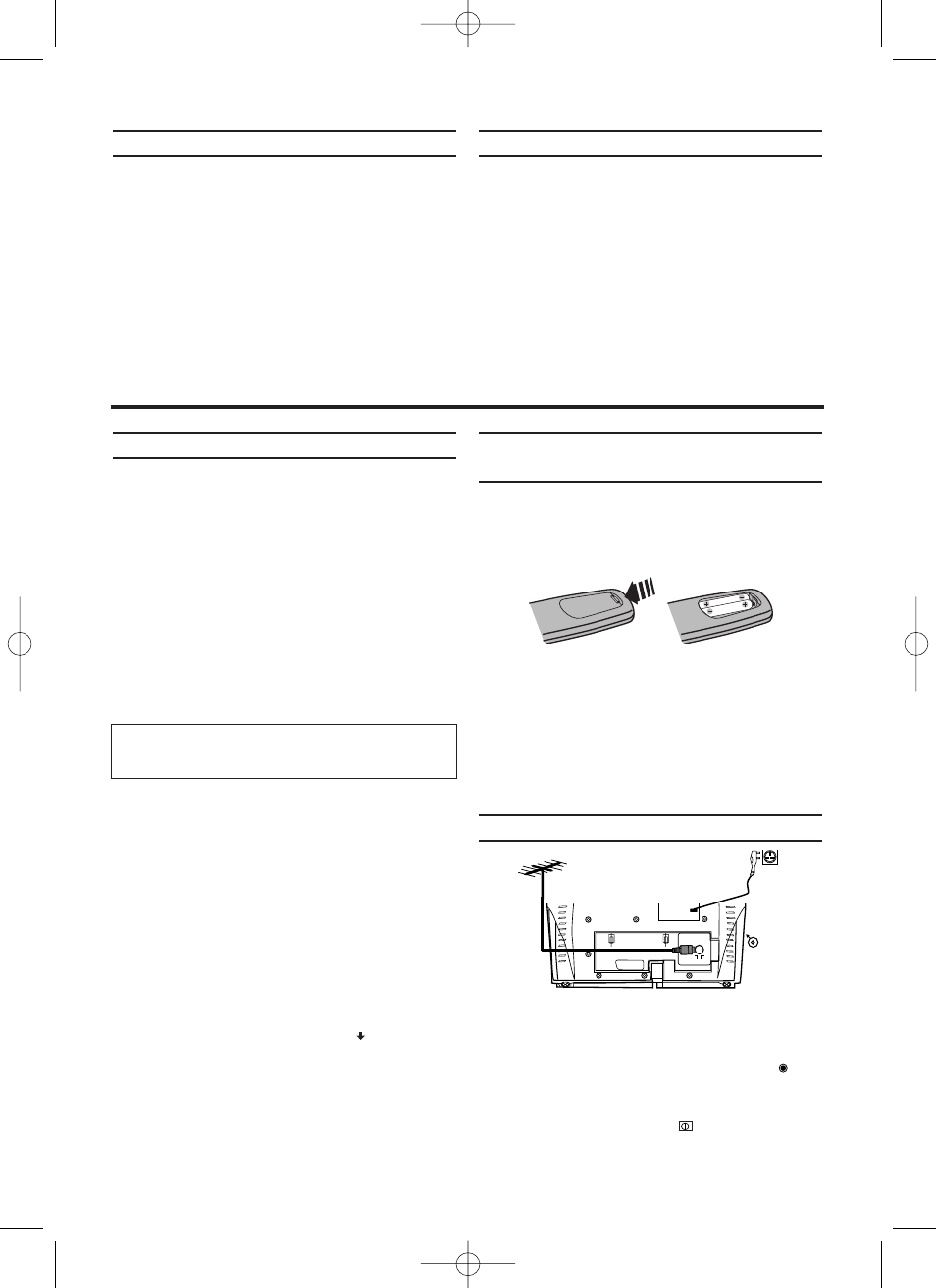 Connecting the tv-video combi | Philips 14PV225/07 User Manual | Page 4 / 16