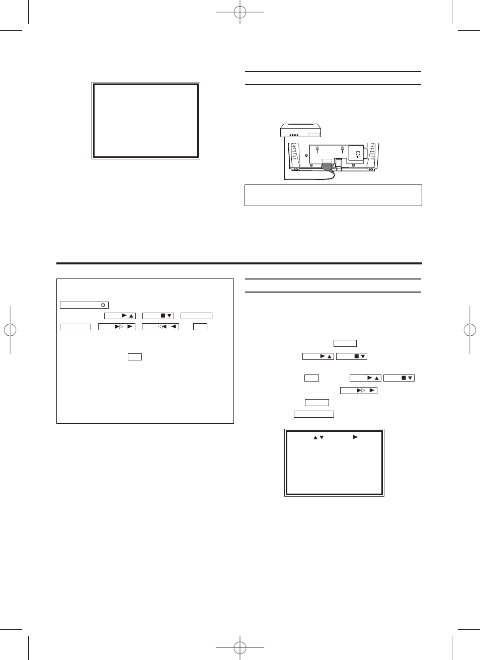Connecting additional devices, Navigation in the screen menu | Philips 14PV225/07 User Manual | Page 5 / 16