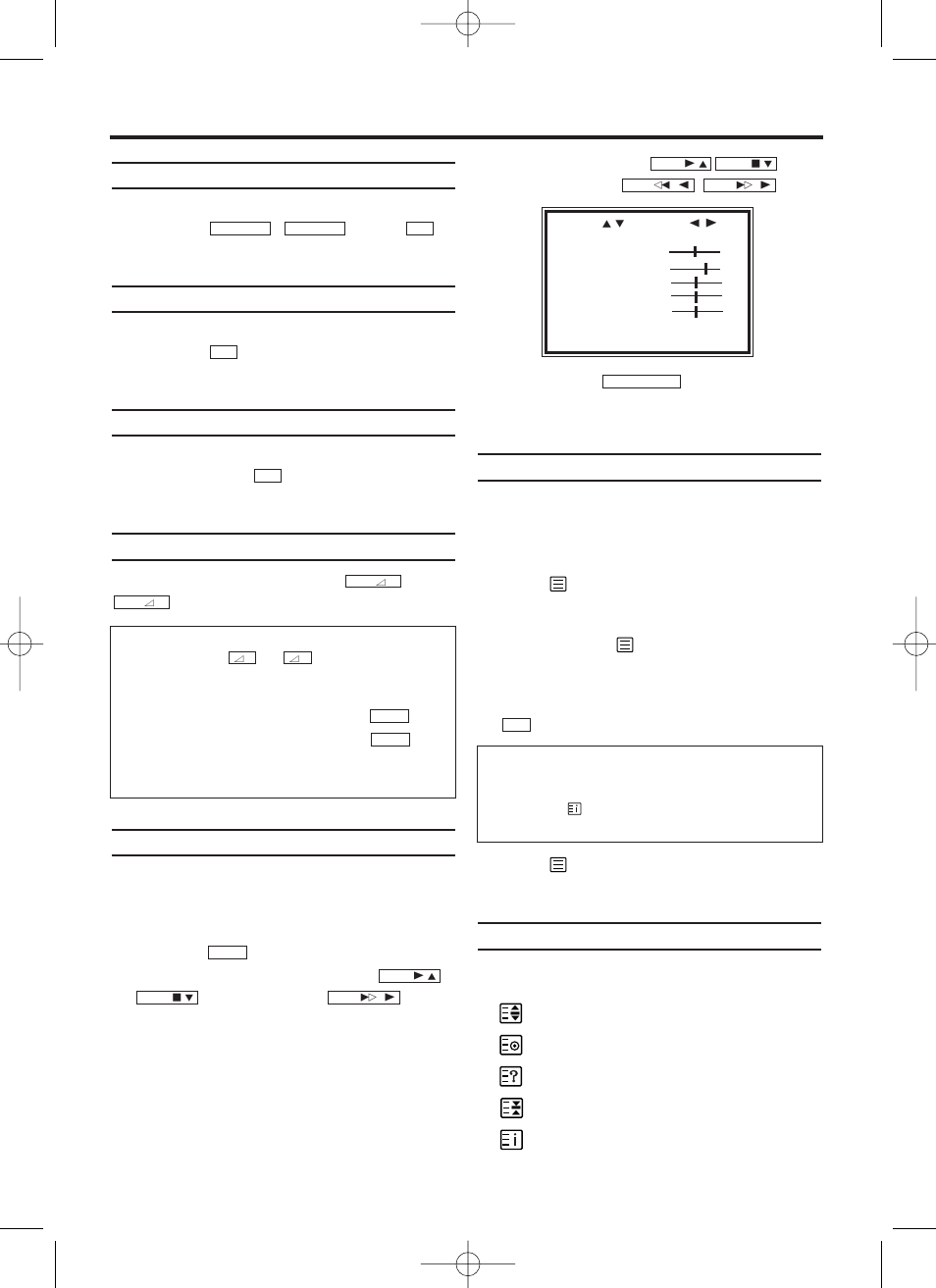 Tv set functions, Selecting a tv channel, Selection of the scart socket | Selection of the front a/v sockets, Volume control, Picture settings | Philips 14PV225/07 User Manual | Page 9 / 16