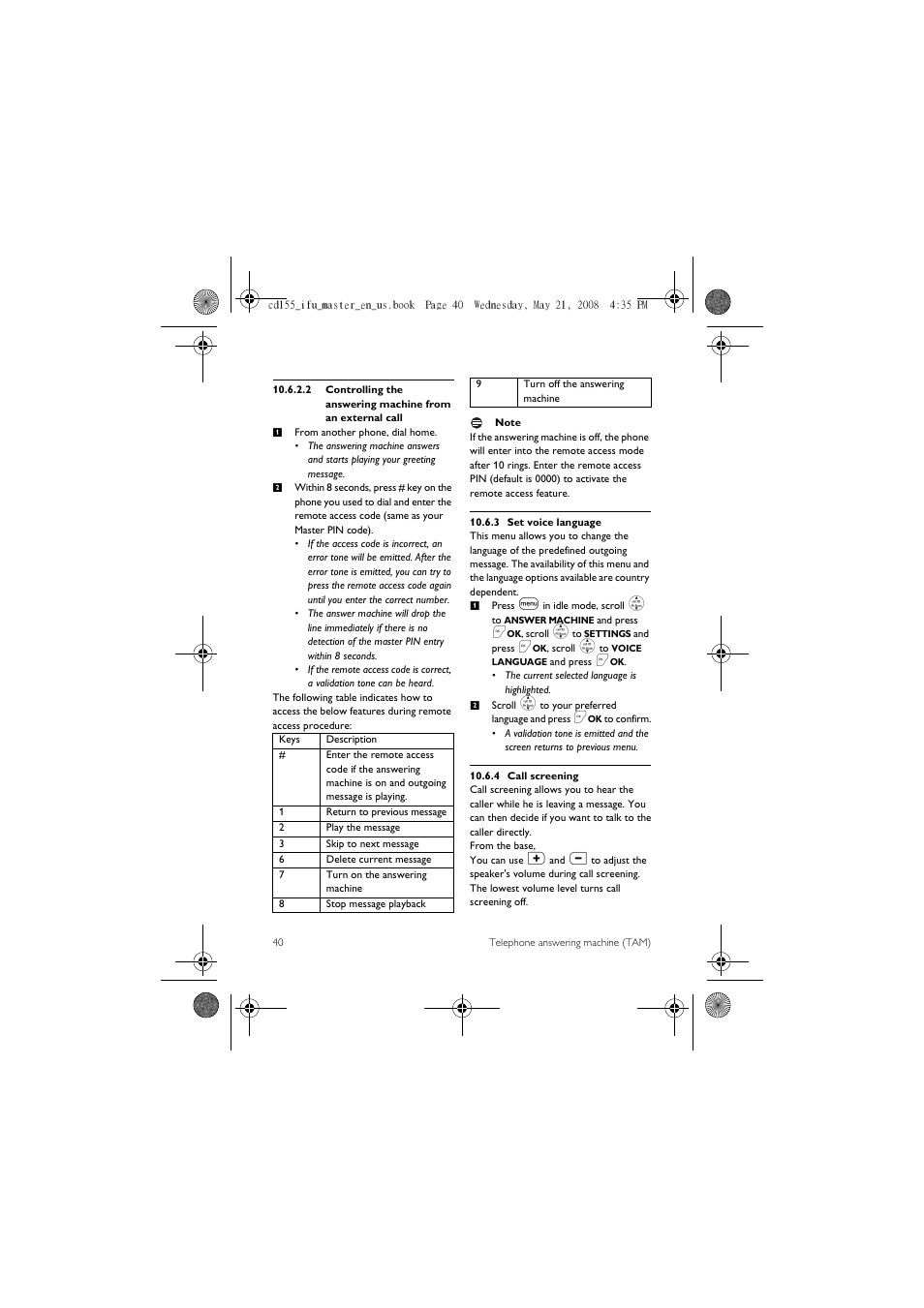 Philips CD1551B User Manual | Page 42 / 49