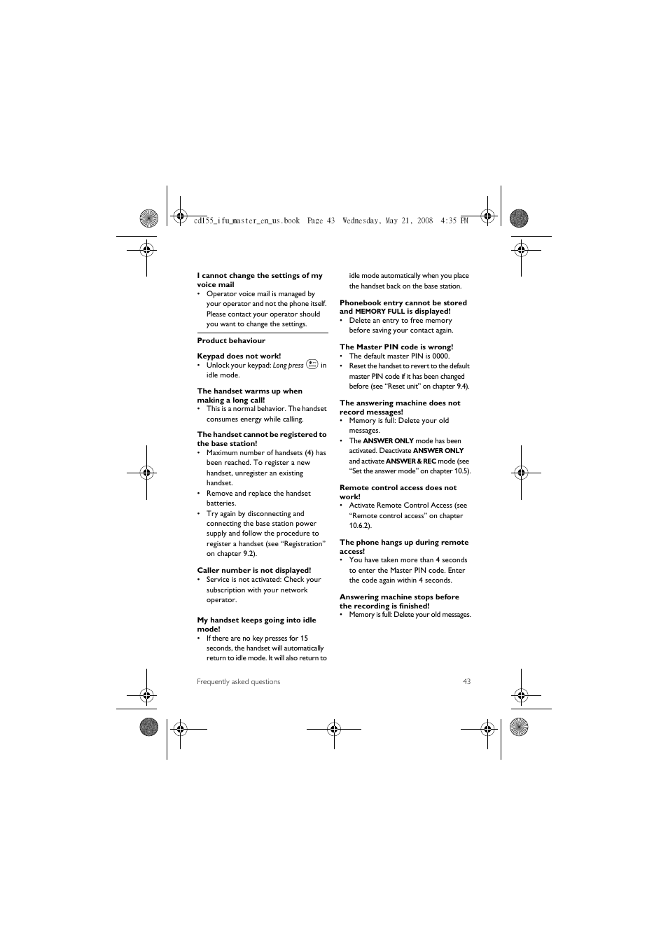 Philips CD1551B User Manual | Page 45 / 49