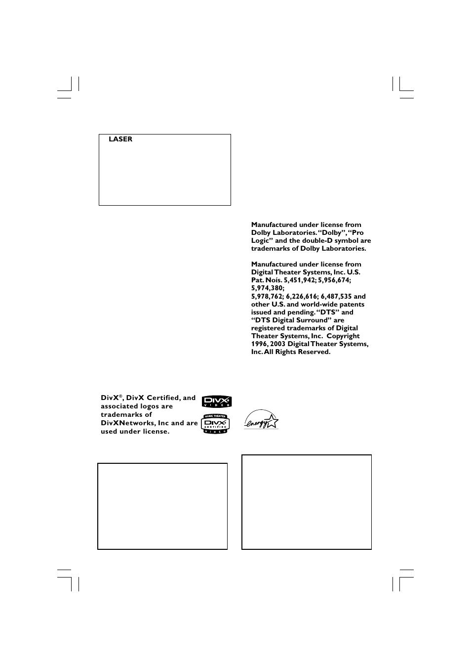 Caution | Philips HTS5510C User Manual | Page 2 / 52