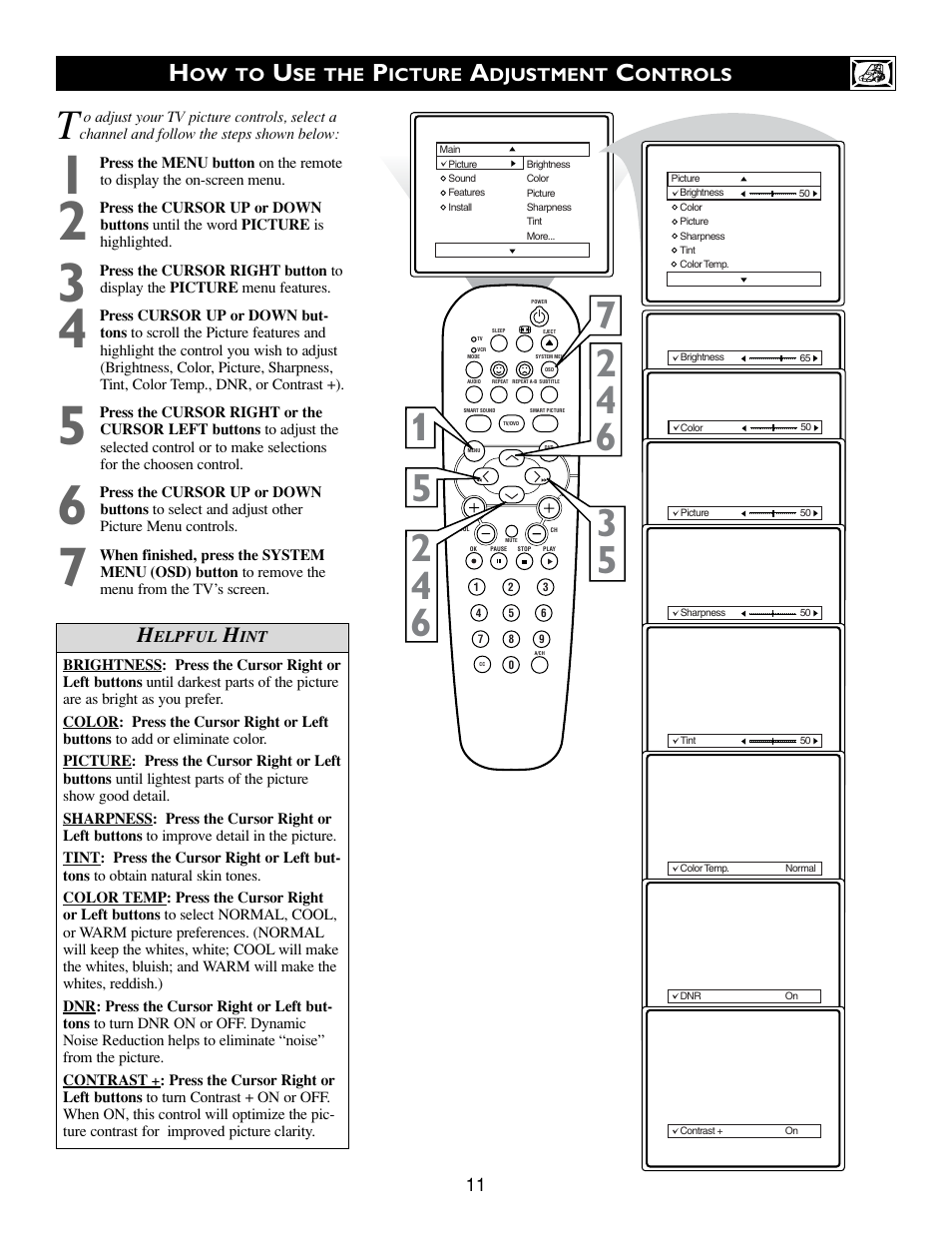 Philips Real Flat TV DVD User Manual | Page 11 / 51