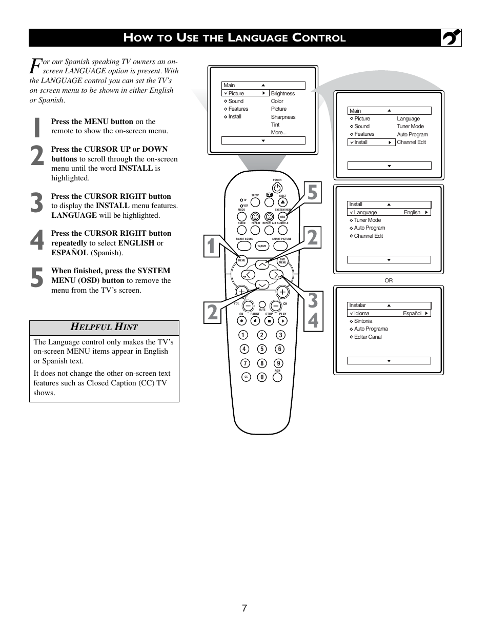 Philips Real Flat TV DVD User Manual | Page 7 / 51