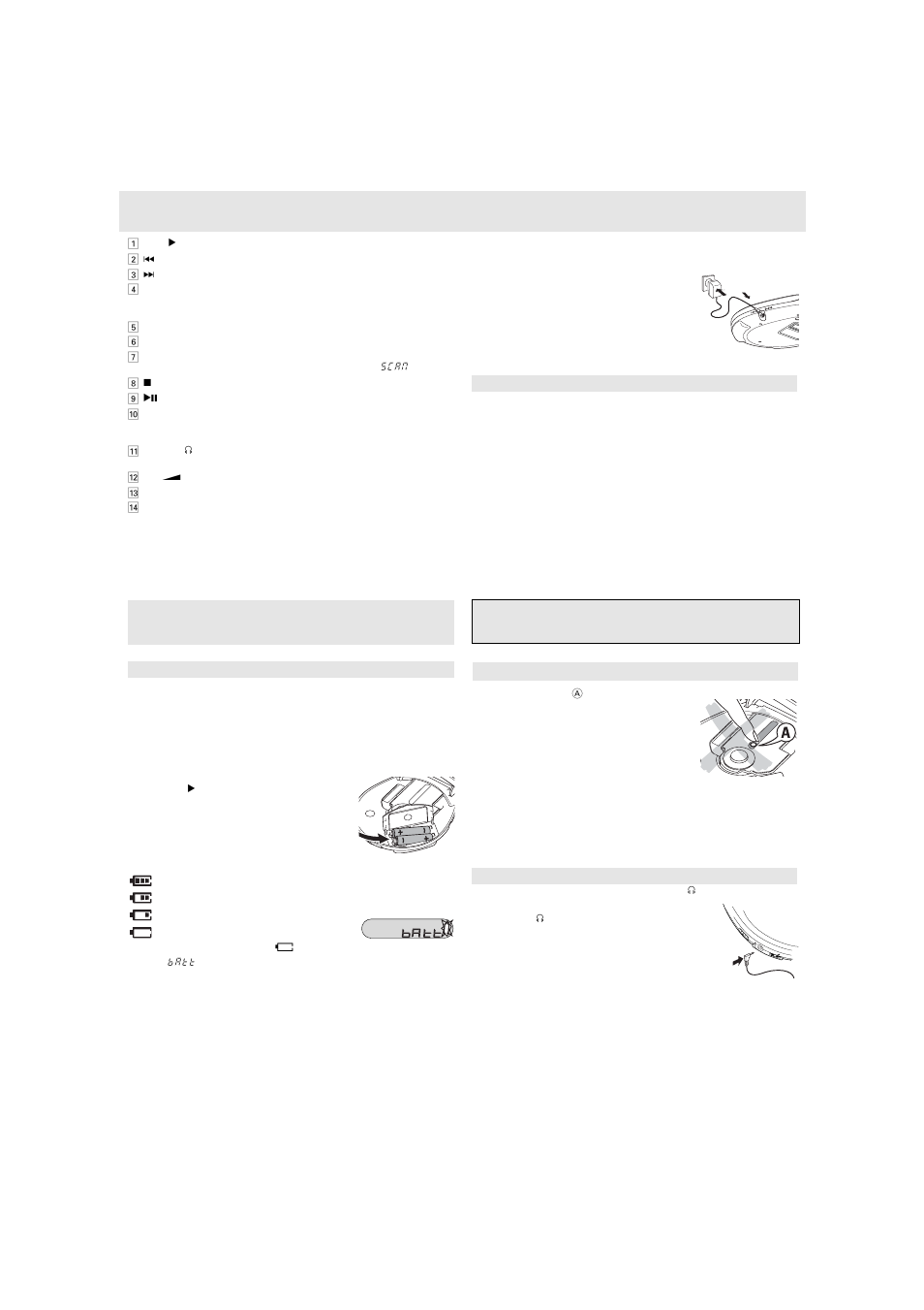 English | Philips AX 2300 User Manual | Page 2 / 4