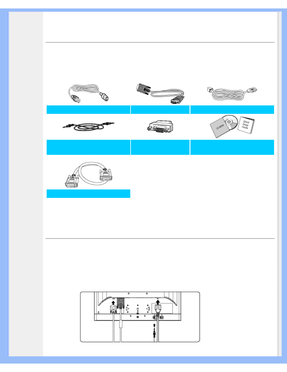 Setting up and connecting your monitor | Philips 200W6 User Manual | Page 62 / 92