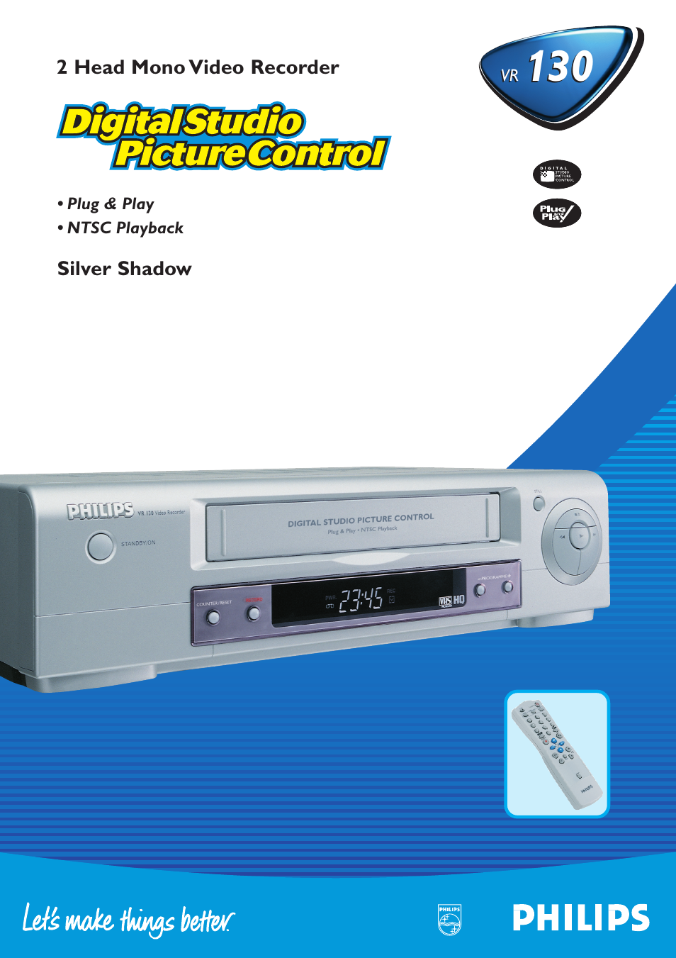 Philips VR1307 User Manual | 2 pages