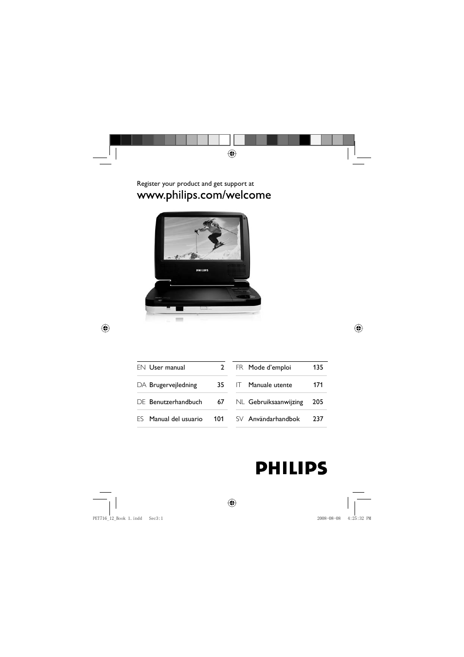 Philips PET716/12 User Manual | 34 pages