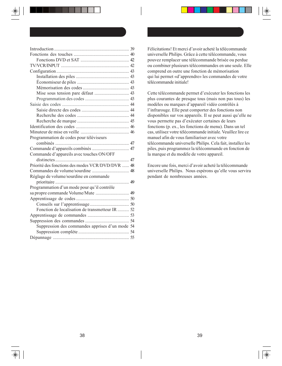 Philips Trilingual Front CoverArt PM601S User Manual | Page 20 / 29