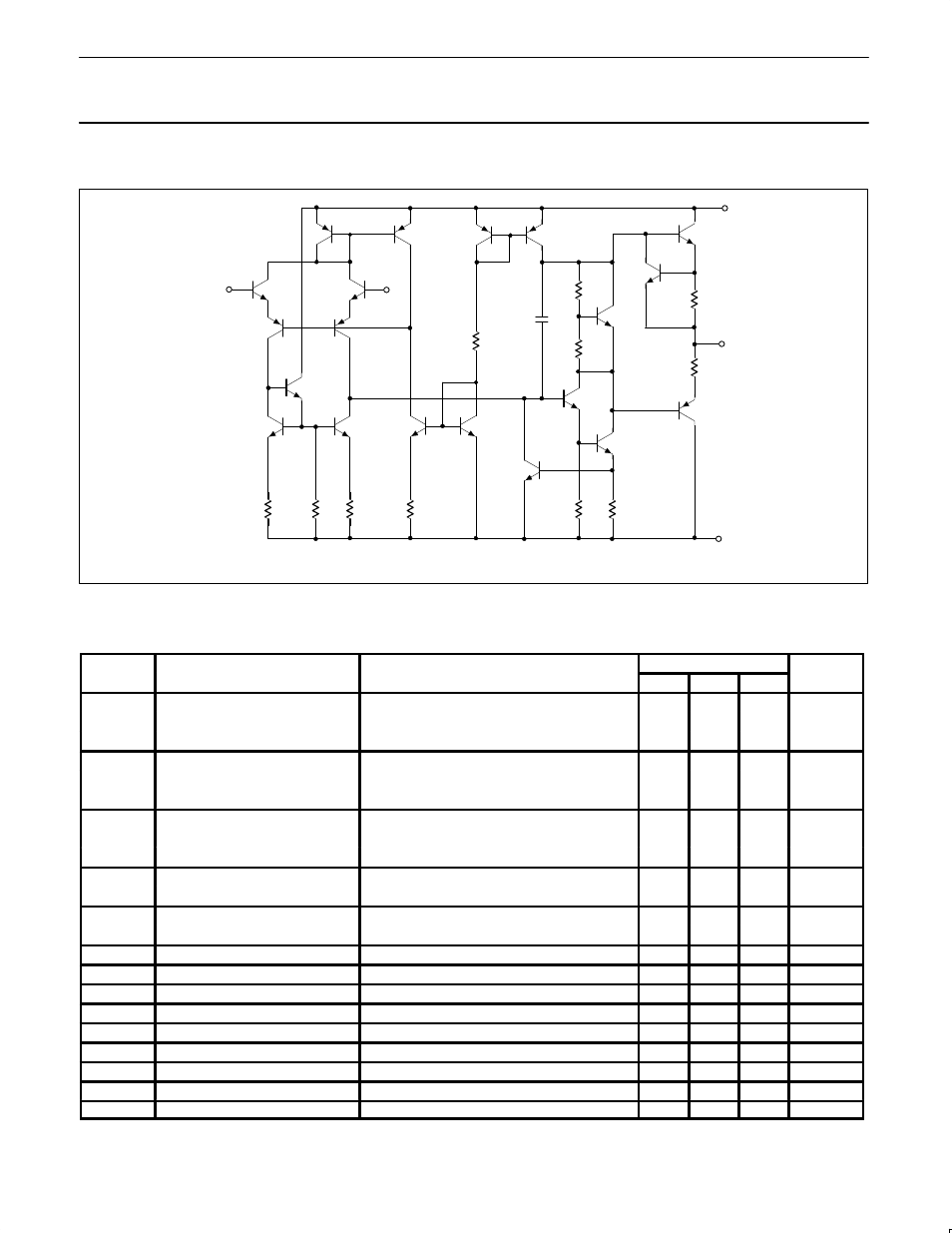 Equivalent schematic, Dc electrical characteristics | Philips MC1458 User Manual | Page 2 / 6