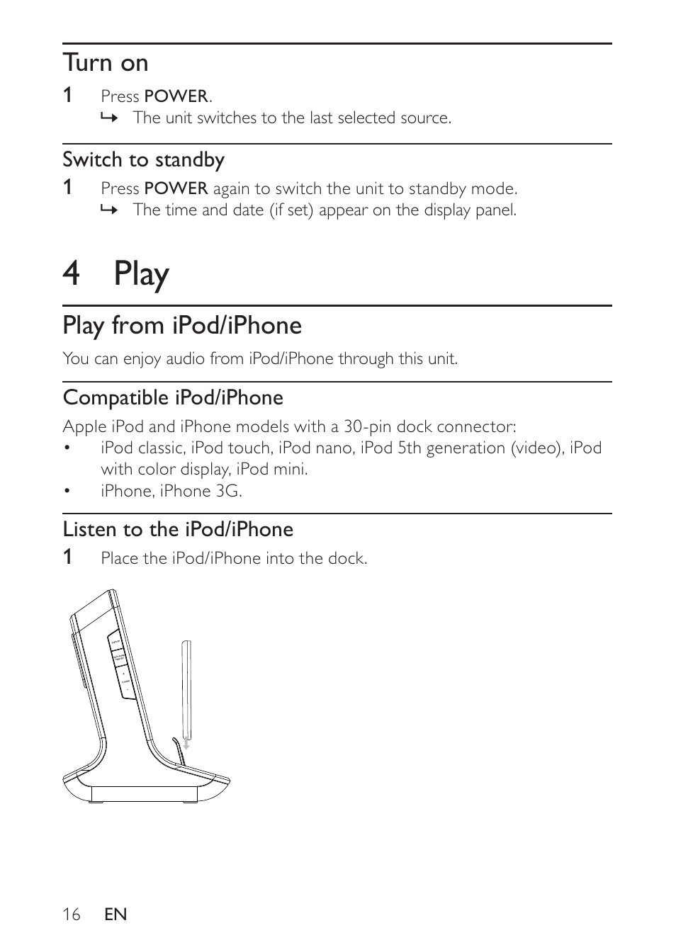 4 play | Philips DC320 User Manual | Page 16 / 25