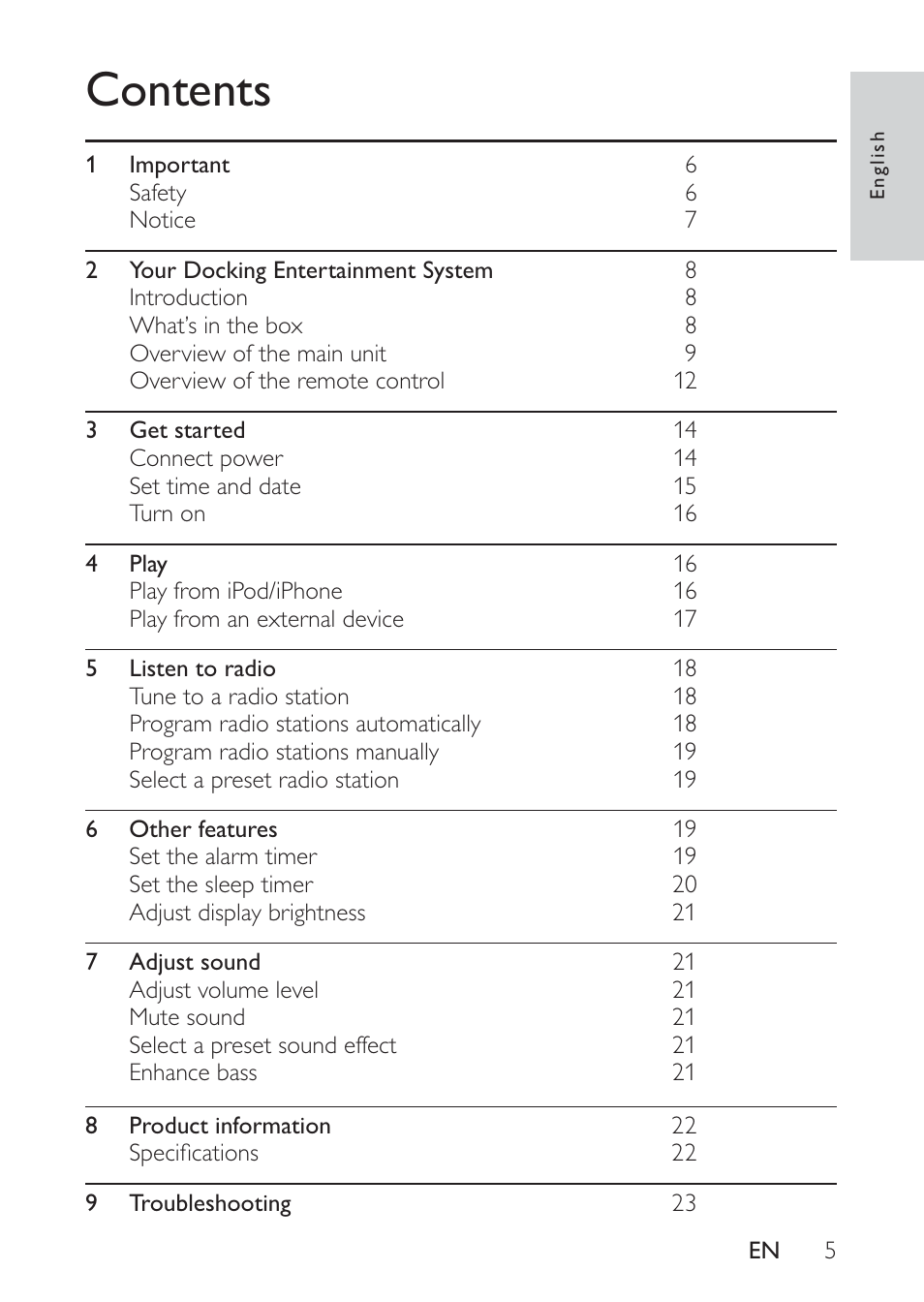 Philips DC320 User Manual | Page 5 / 25