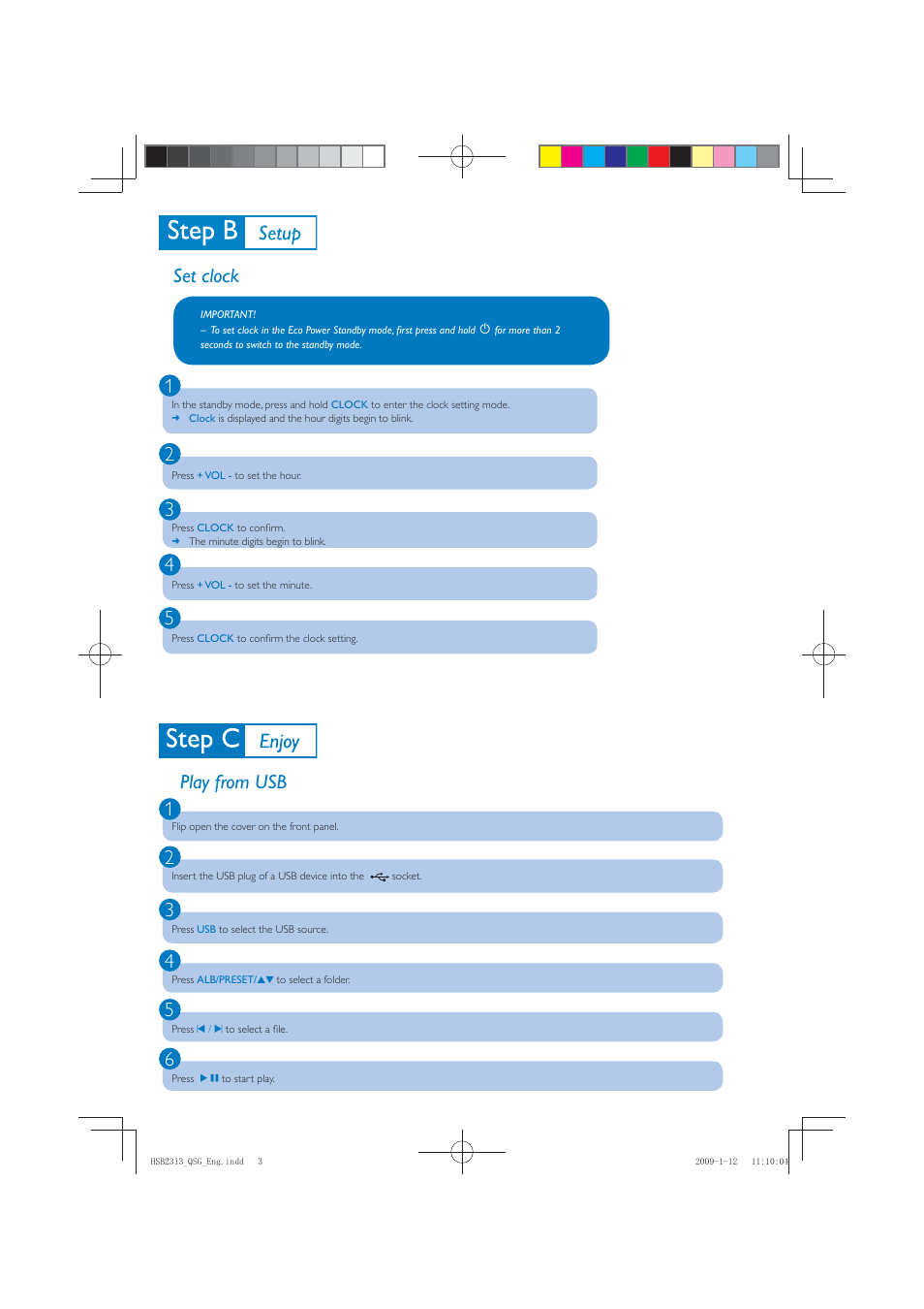 Philips HSB2313/93 User Manual | Page 3 / 4
