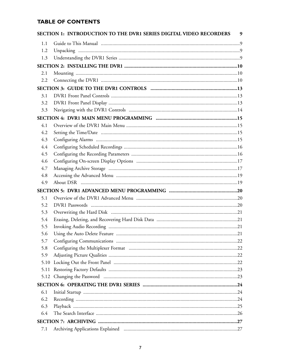 Philips DVR1EP16 User Manual | Page 7 / 40