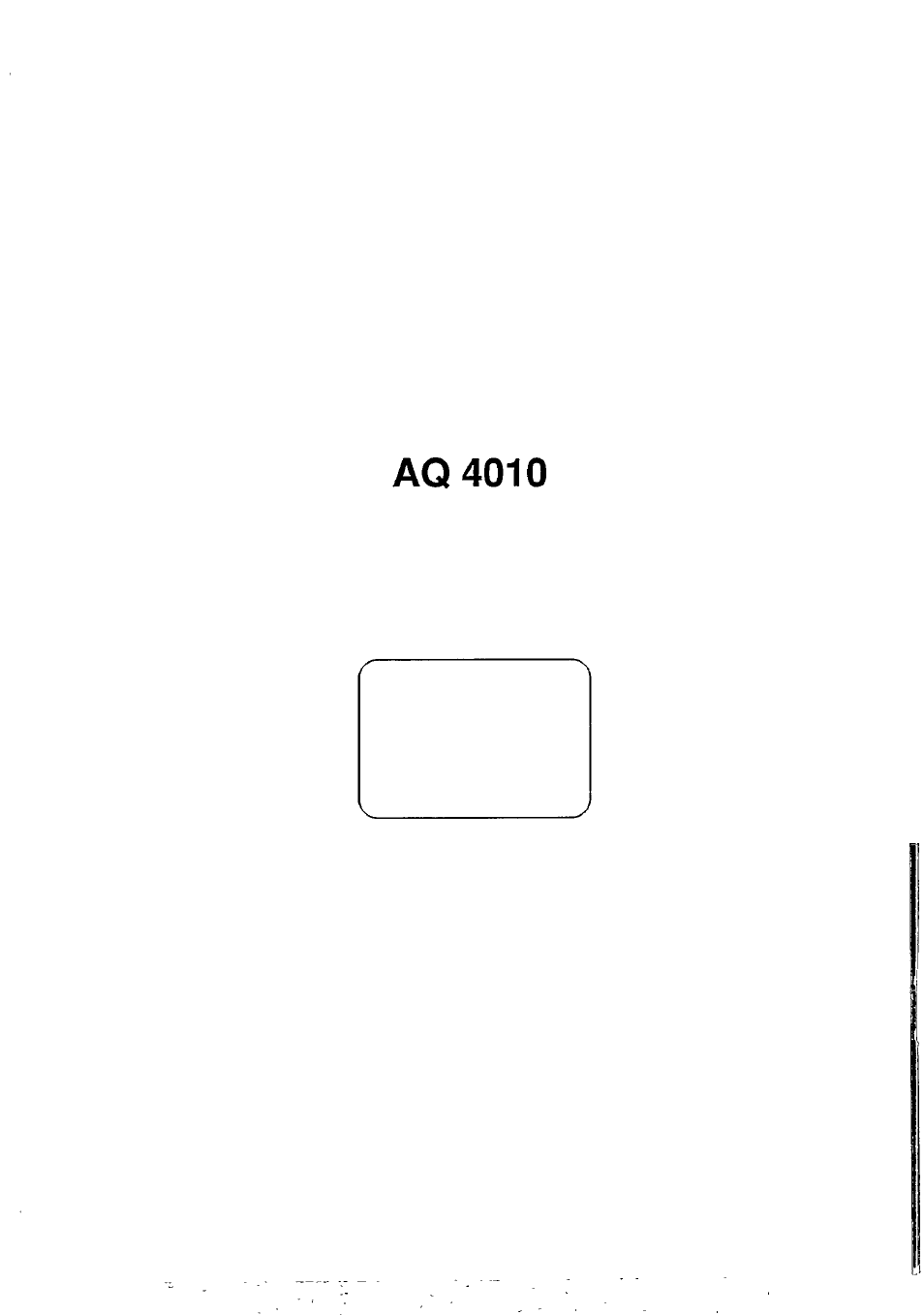 Philips AQ 4010 User Manual | Page 10 / 10