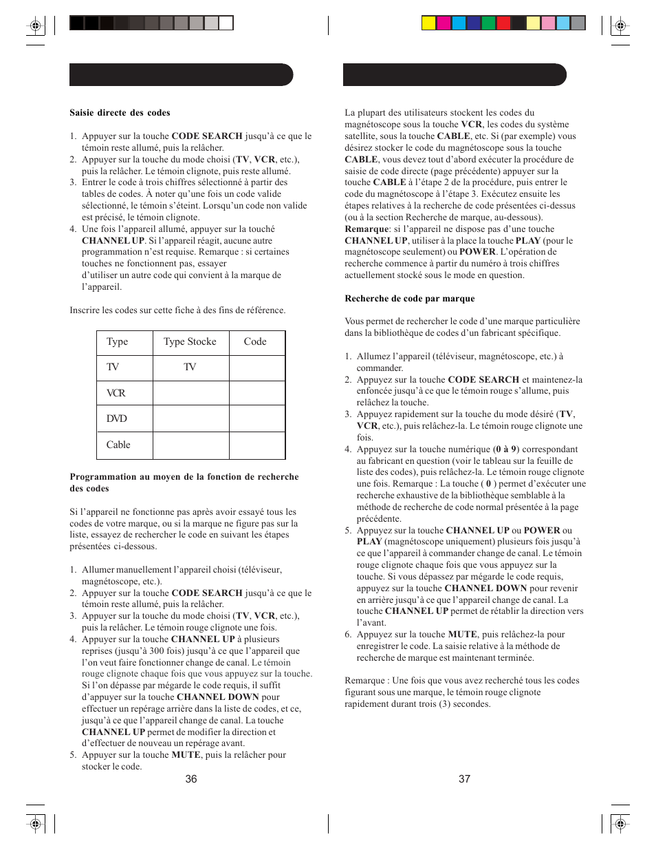 Configuration (suite) | Philips PM3S User Manual | Page 19 / 23