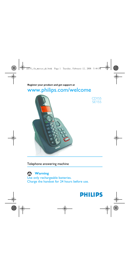 Philips CD 155 User Manual | 46 pages