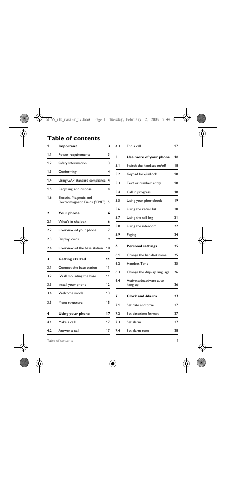 Philips CD 155 User Manual | Page 3 / 46