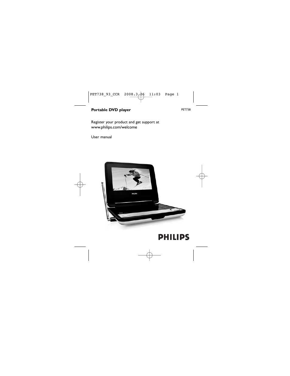 Philips PET738 User Manual | 35 pages