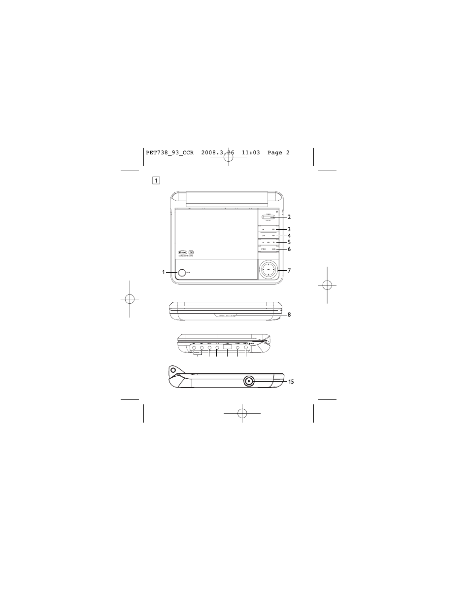 Philips PET738 User Manual | Page 2 / 35