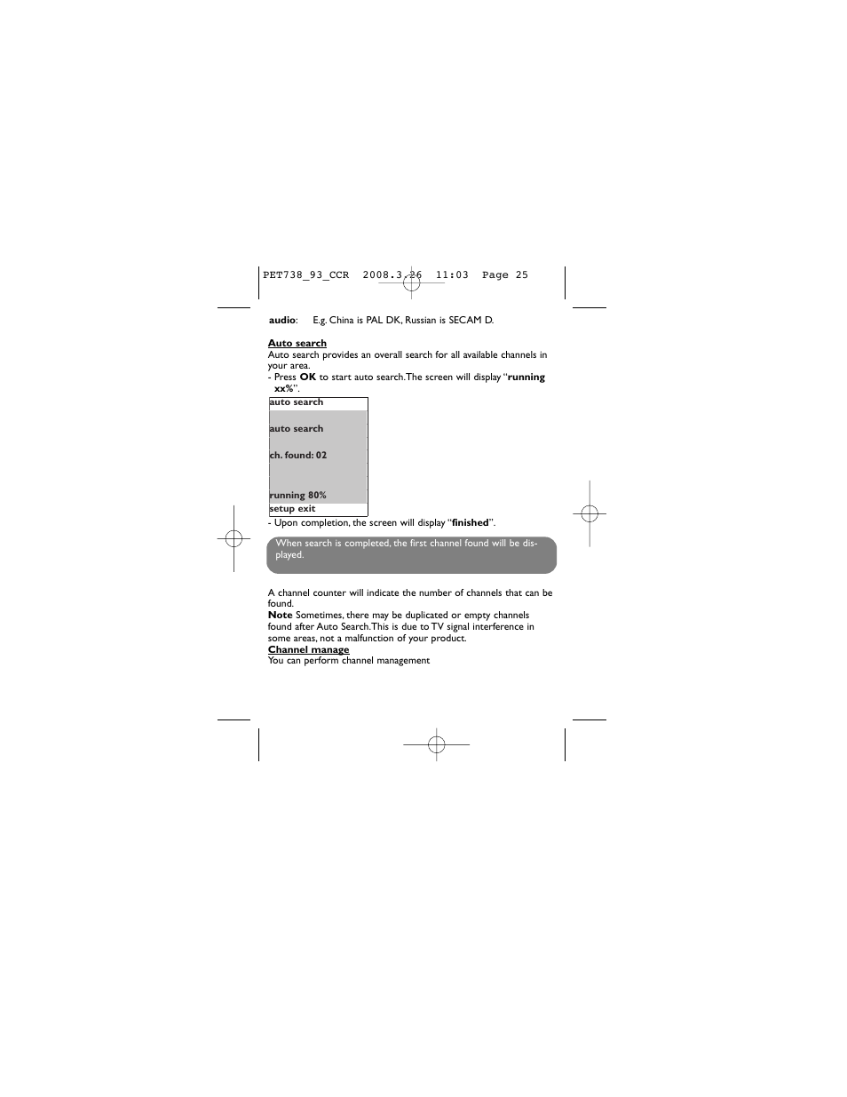 Philips PET738 User Manual | Page 25 / 35