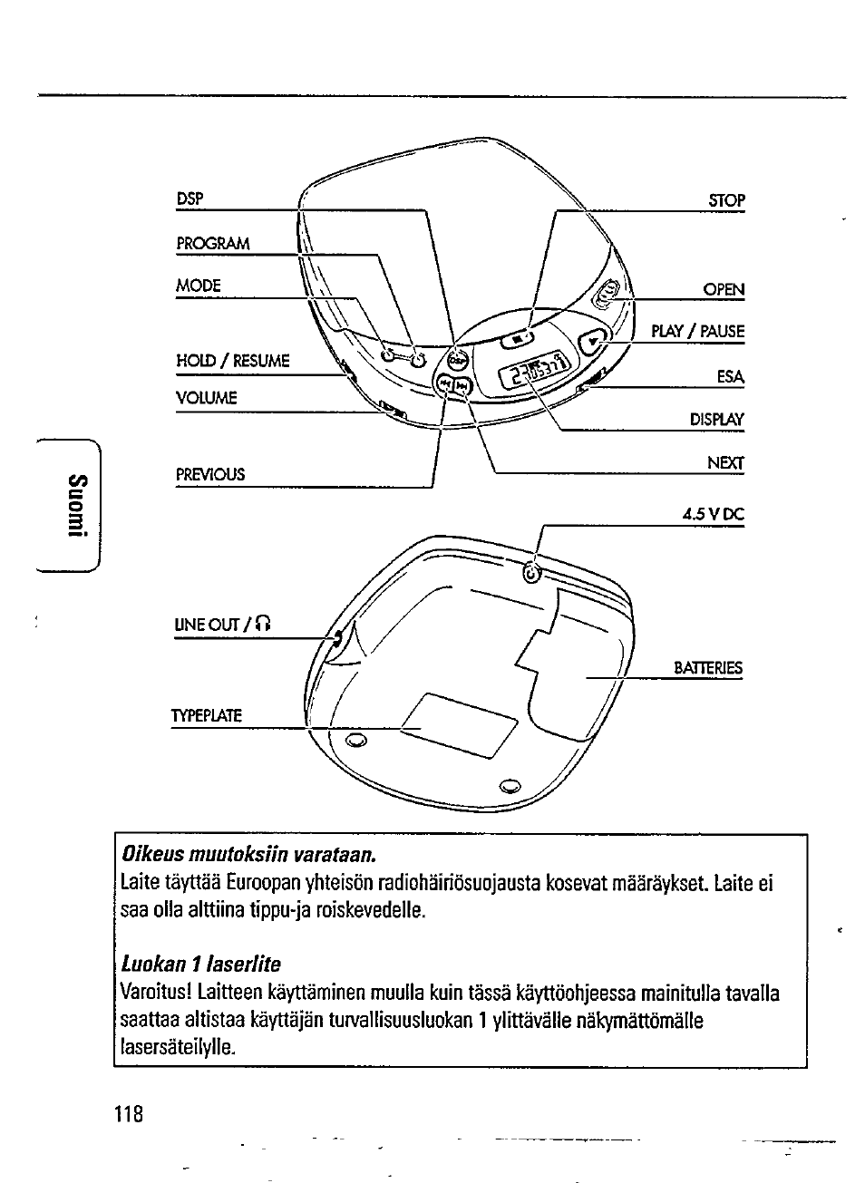 Philips AZ7372 User Manual | Page 6 / 20
