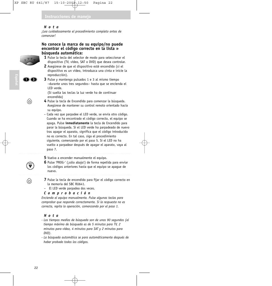 Philips RU641/87 User Manual | Page 22 / 80