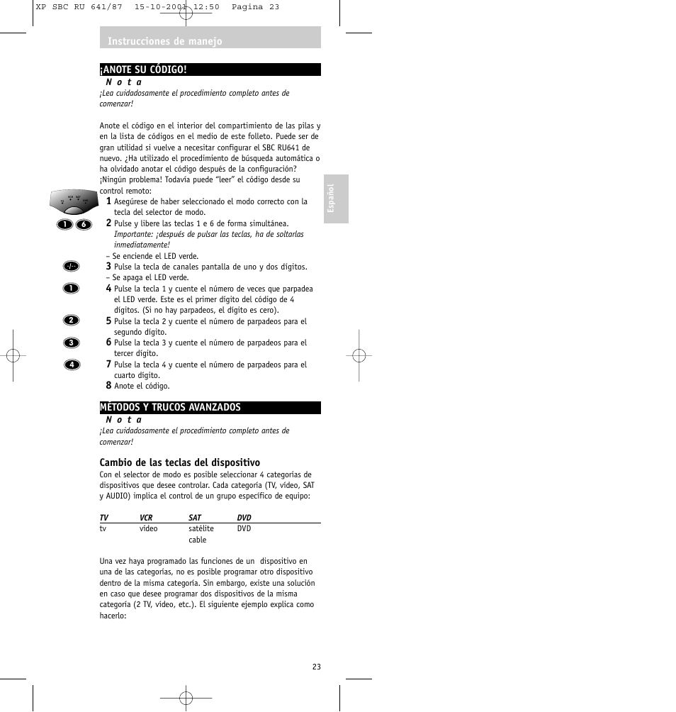 Philips RU641/87 User Manual | Page 23 / 80