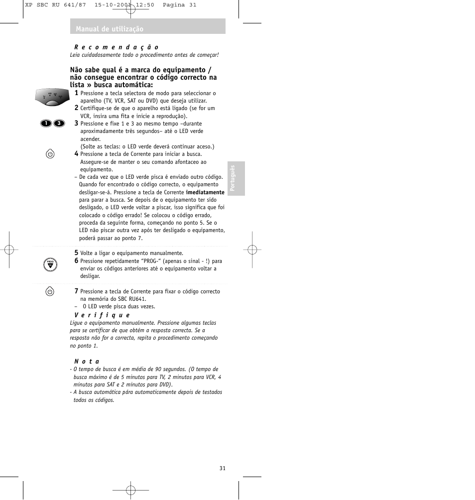 Philips RU641/87 User Manual | Page 31 / 80