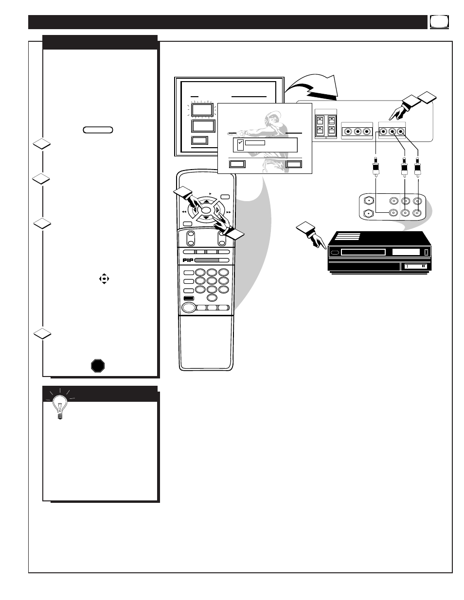 Sing the, Udio, Ideo | Utput, Acks, Audio/video outputs, Mart | Philips 8P5431C User Manual | Page 27 / 50