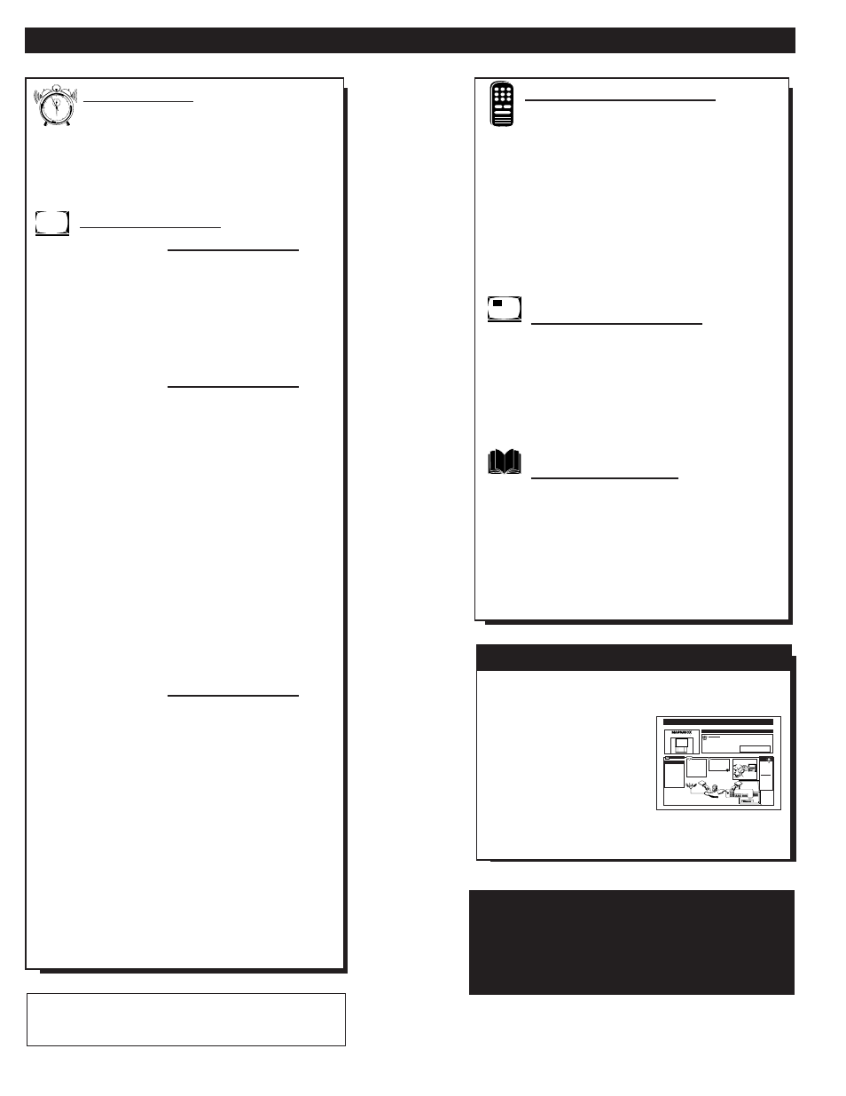 Able of, Ontents, Getting started | On-screen features, Remote control operation, Picture-in-picture (pip), General information | Philips 8P5431C User Manual | Page 4 / 50