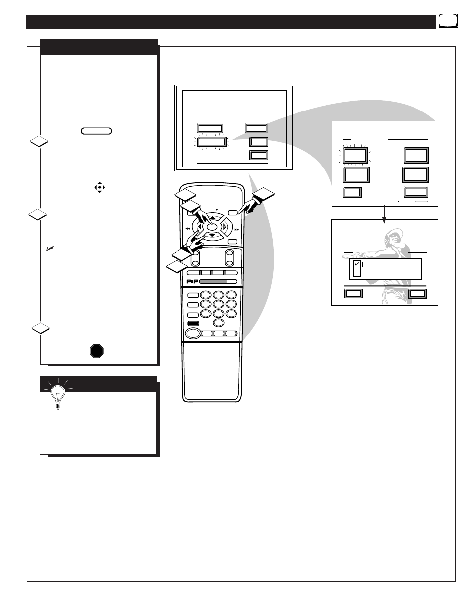 Eature, Ontrol, Djustments | Picture source | Philips 8P5431C User Manual | Page 9 / 50