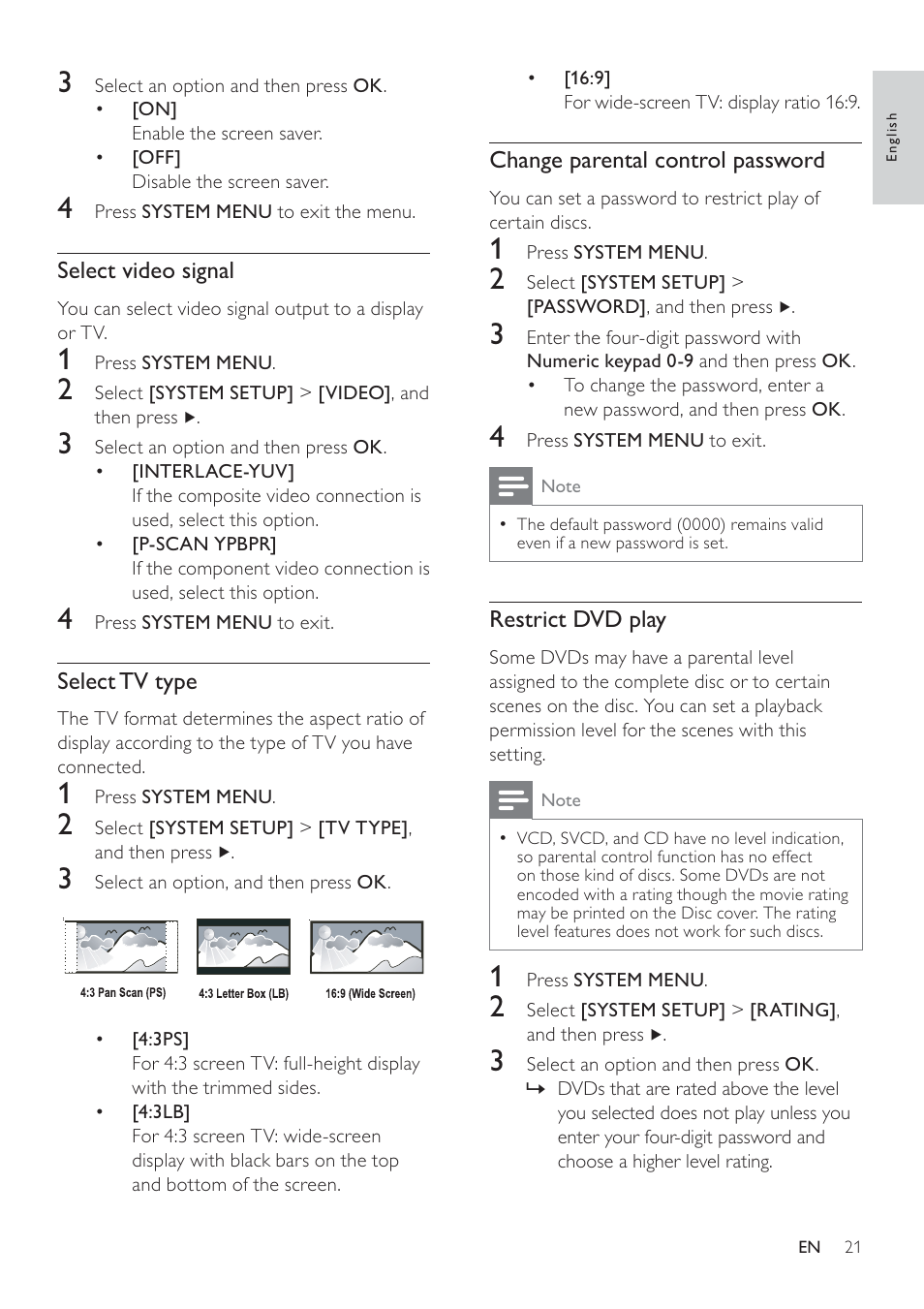 Philips FWD14 User Manual | Page 20 / 32