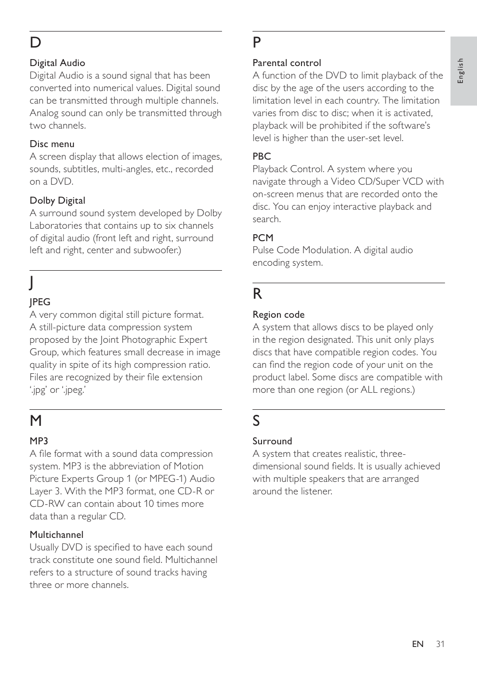 Philips FWD14 User Manual | Page 30 / 32