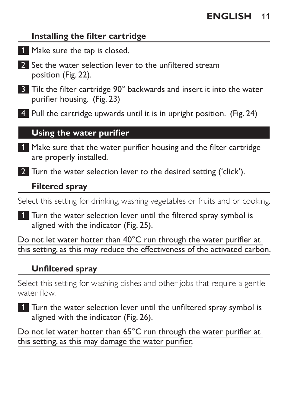 Philips WP3810 User Manual | Page 11 / 84