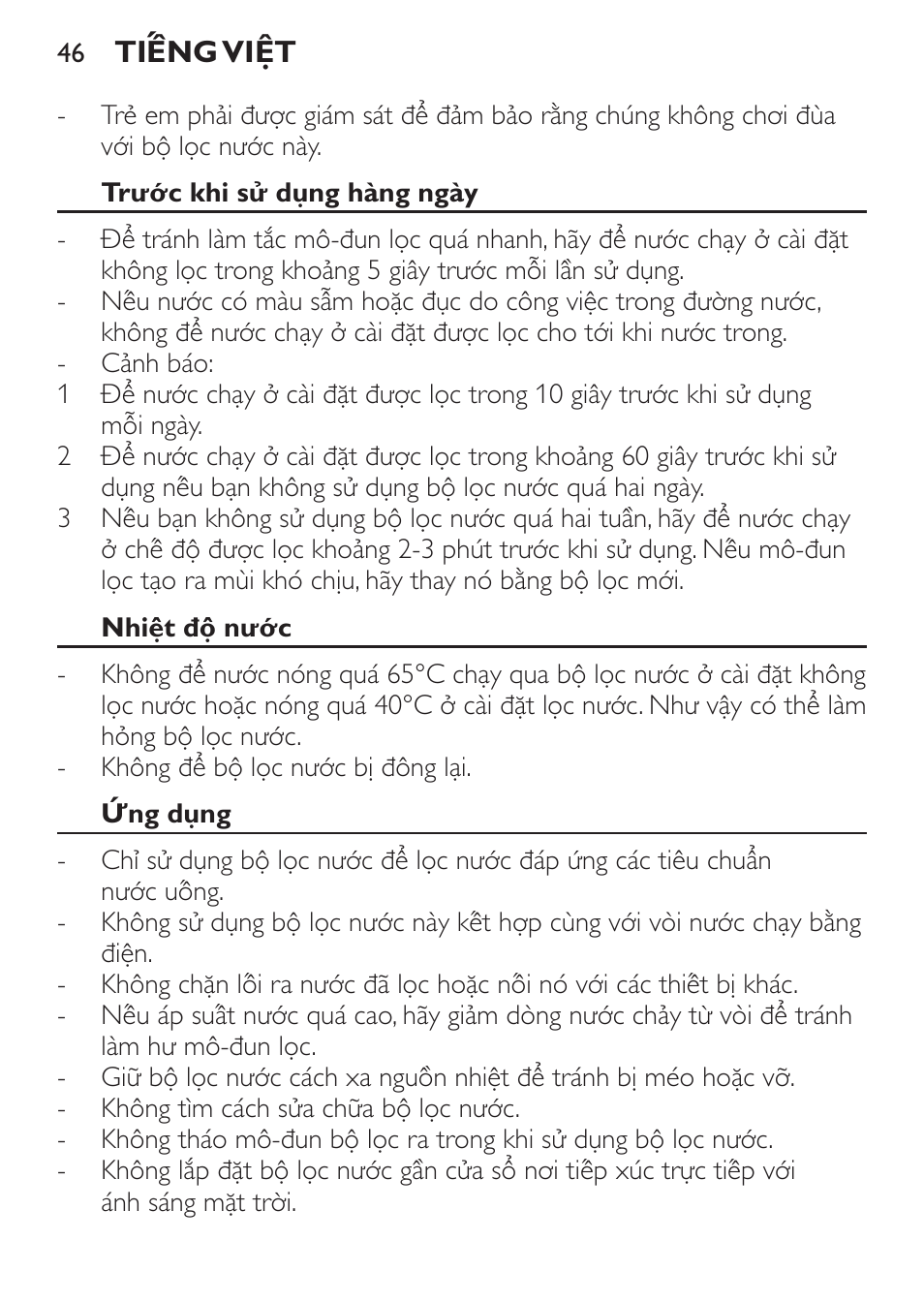 Philips WP3810 User Manual | Page 46 / 84
