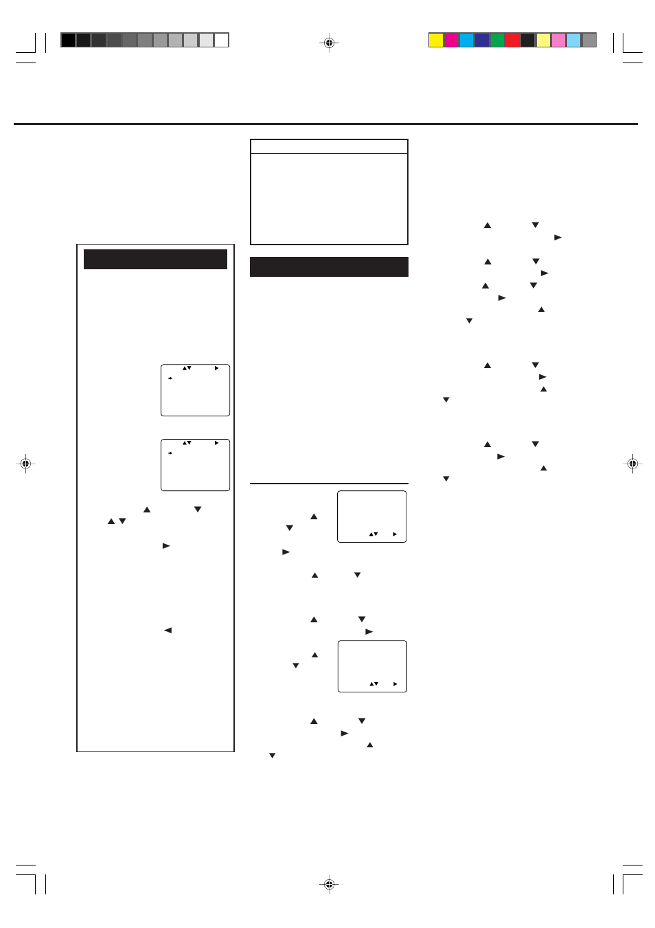 Etting, Menu operations, Initial setup | Philips VR499/75 User Manual | Page 8 / 20