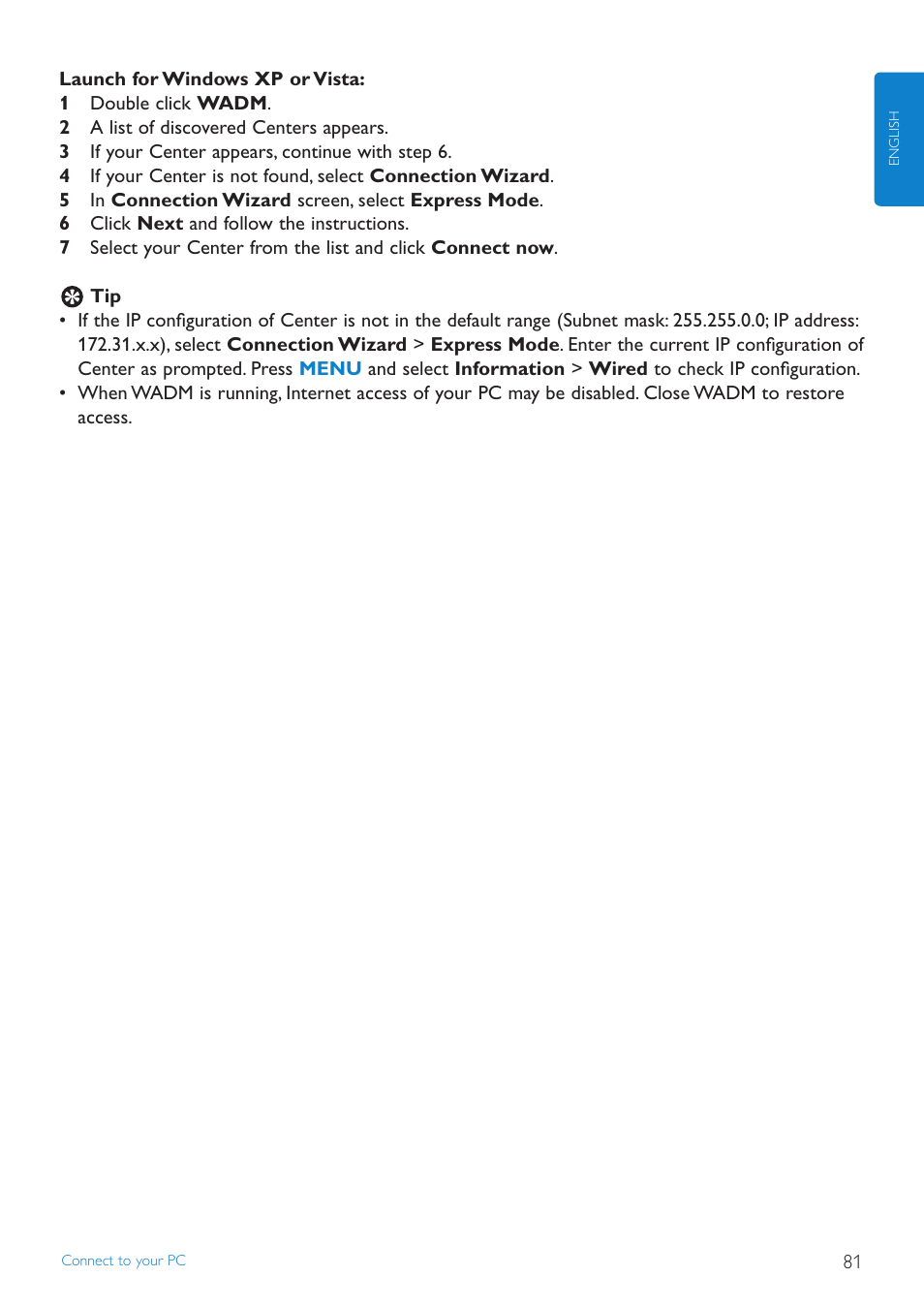 Philips STREAMIUN WACS7500 User Manual | Page 85 / 127