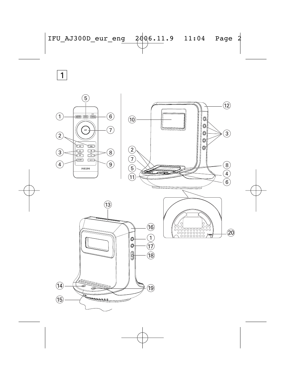 Philips AJ300D User Manual | Page 2 / 16