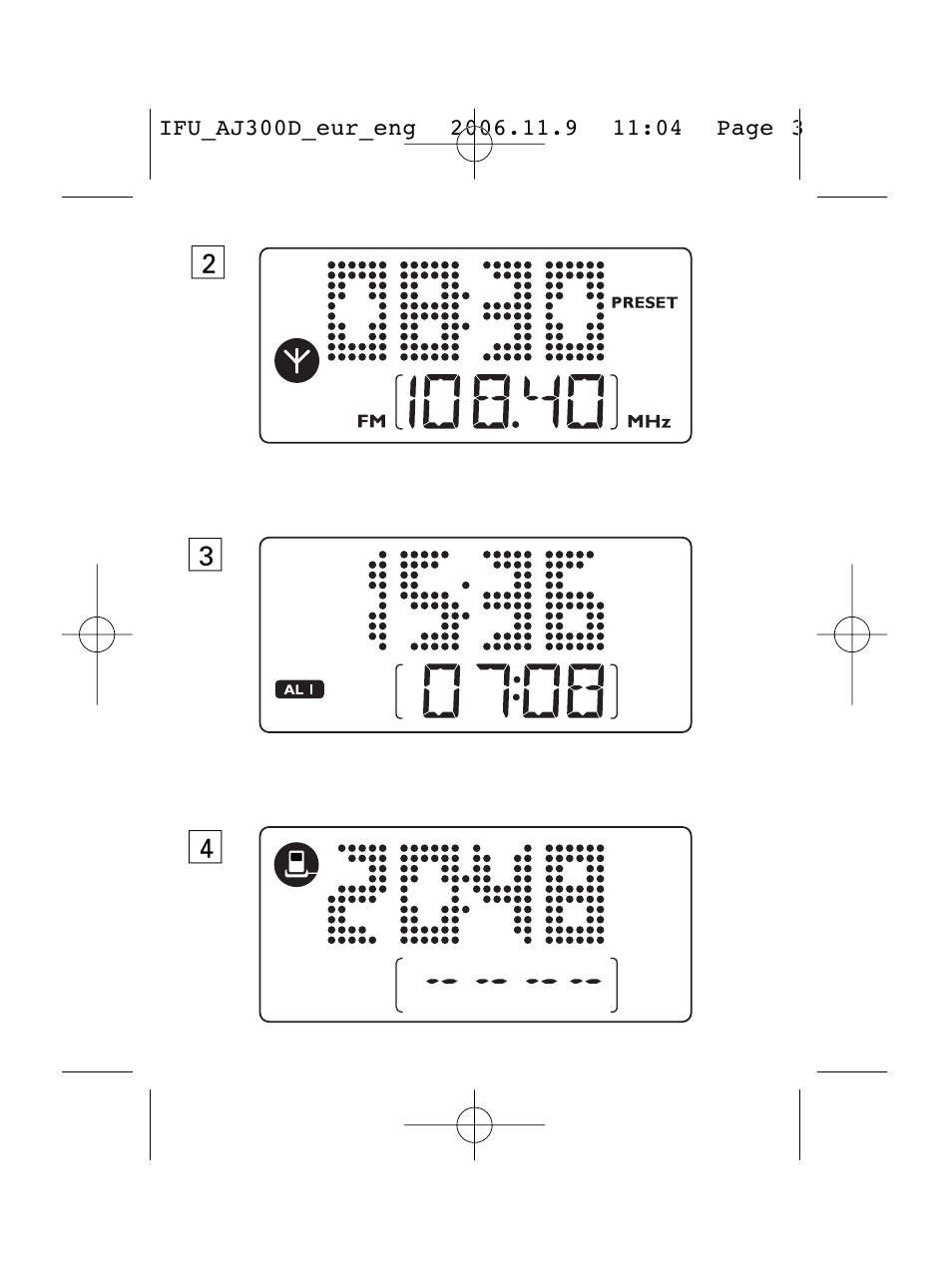 Philips AJ300D User Manual | Page 3 / 16
