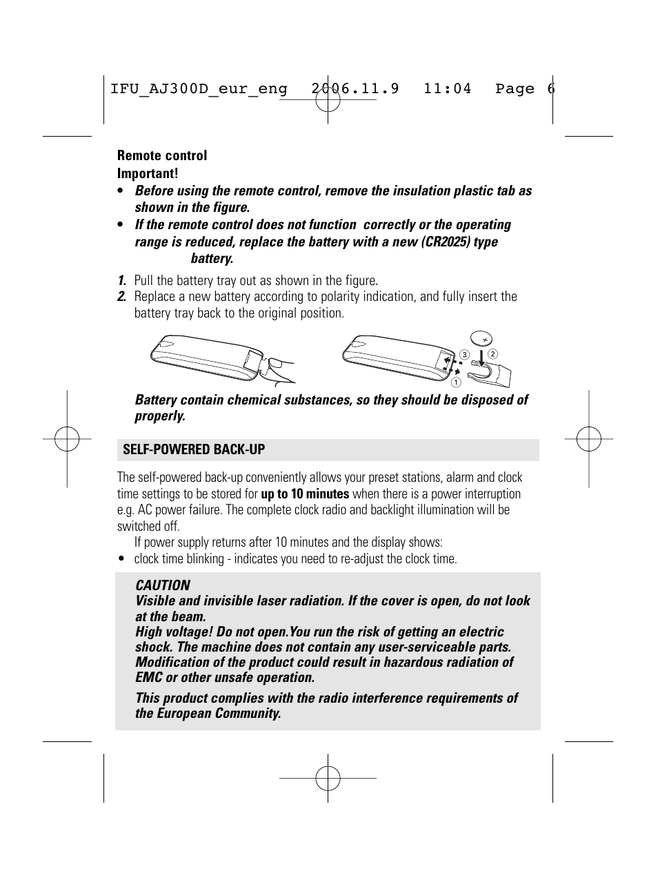 Philips AJ300D User Manual | Page 6 / 16
