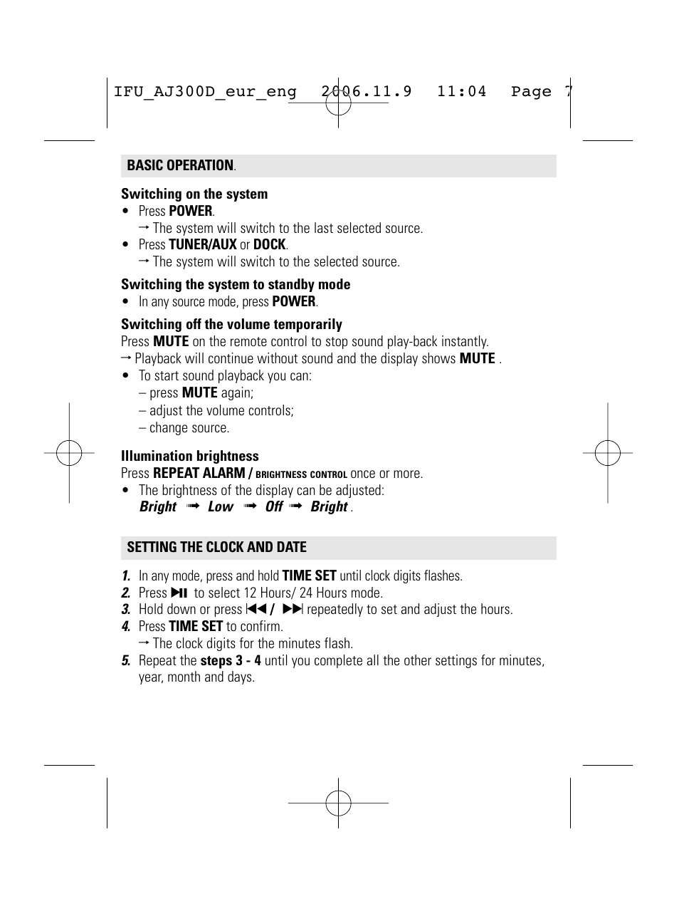 Philips AJ300D User Manual | Page 7 / 16