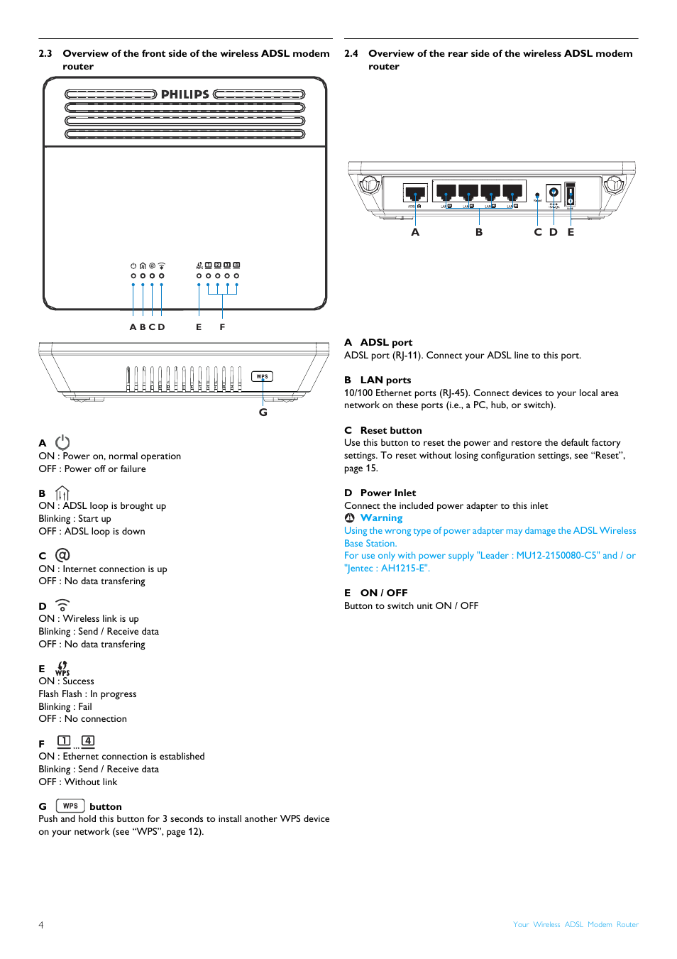 Philips CGA7740N User Manual | Page 6 / 26
