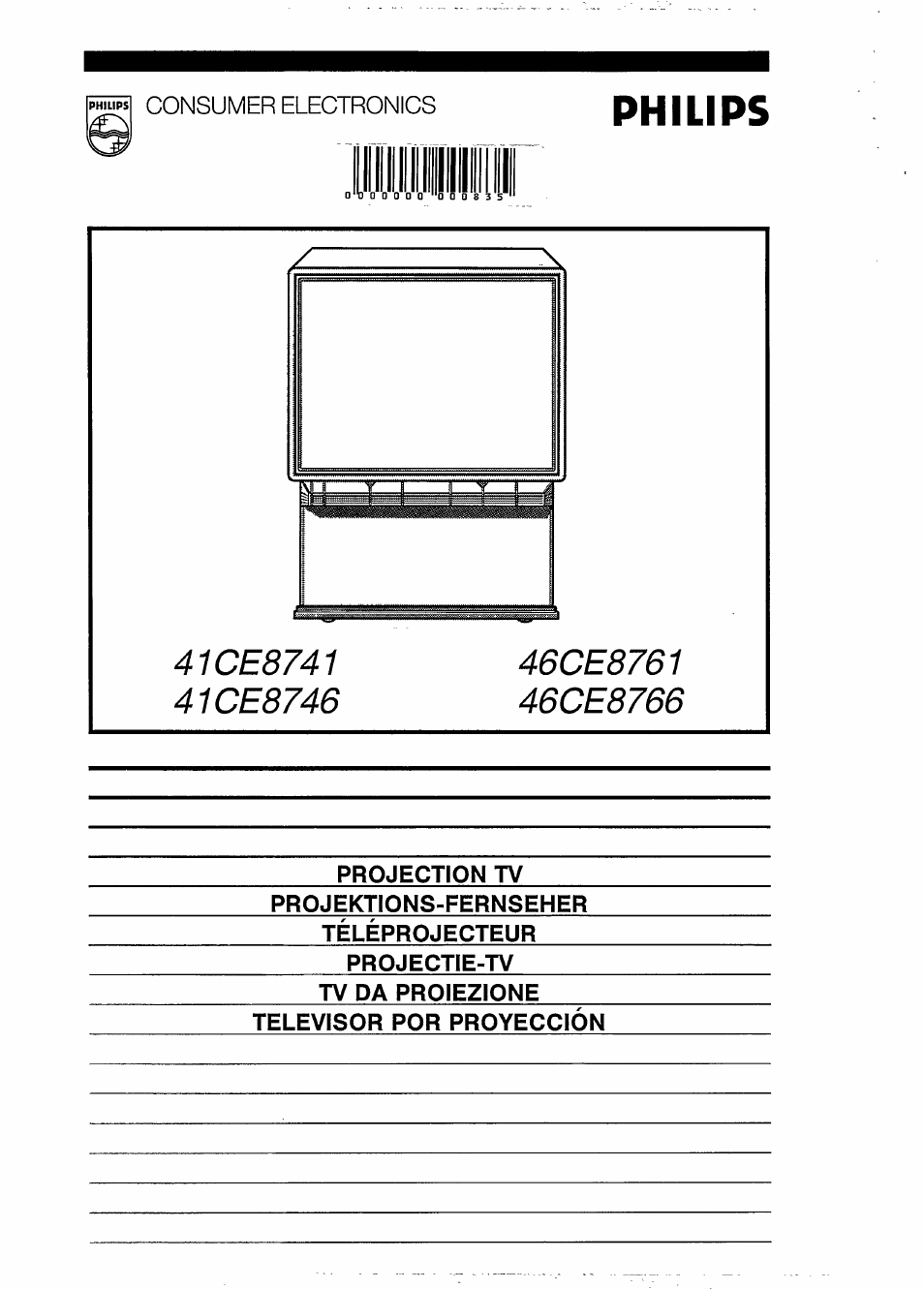 Philips 46CE8761 User Manual | 25 pages