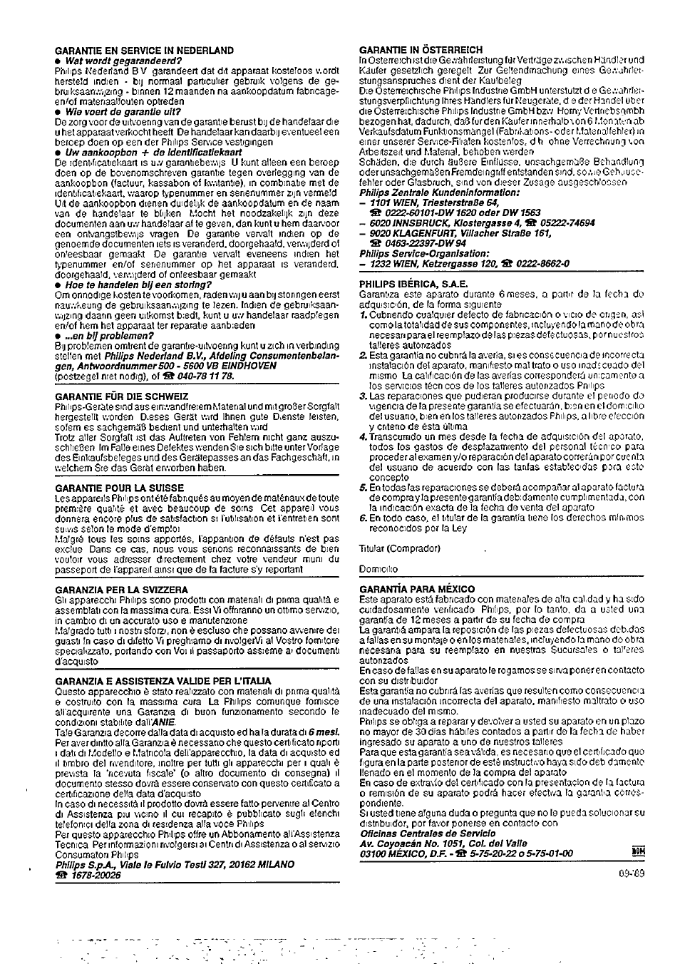 Philips AJ 3800 User Manual | Page 14 / 16