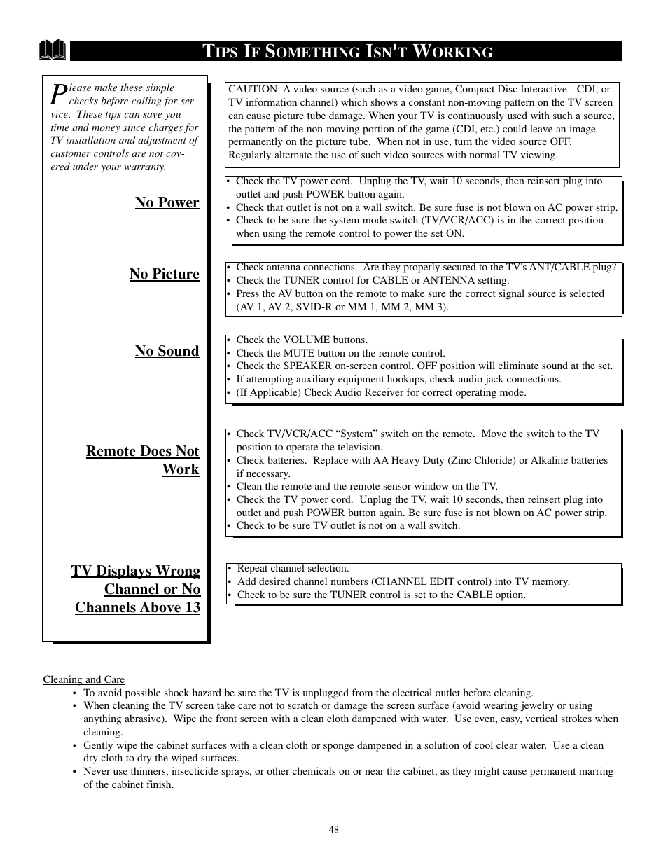 Philips TP2784C1 User Manual | Page 48 / 52