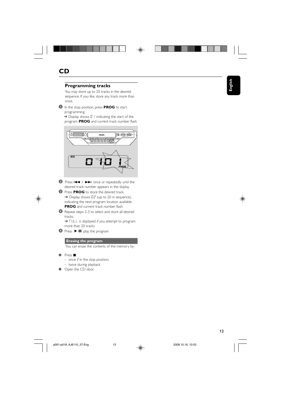 Philips AJ6110 User Manual | Page 13 / 19